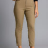 Textured Knitted Slimfit Pant-Skin